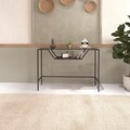Consola, Caliente, Lala, 100x76x30 cm, Sticla temperata, Negru