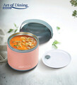 Caserola termica Loca, Art of Dining by Heinner, 600 ml, inox/polipropilena, roz/gri