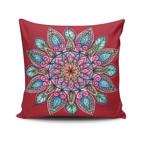 Fata de perna MANDALA-12, Spiffy, amestec bumbac, 43×43 cm, multicolor 43x43