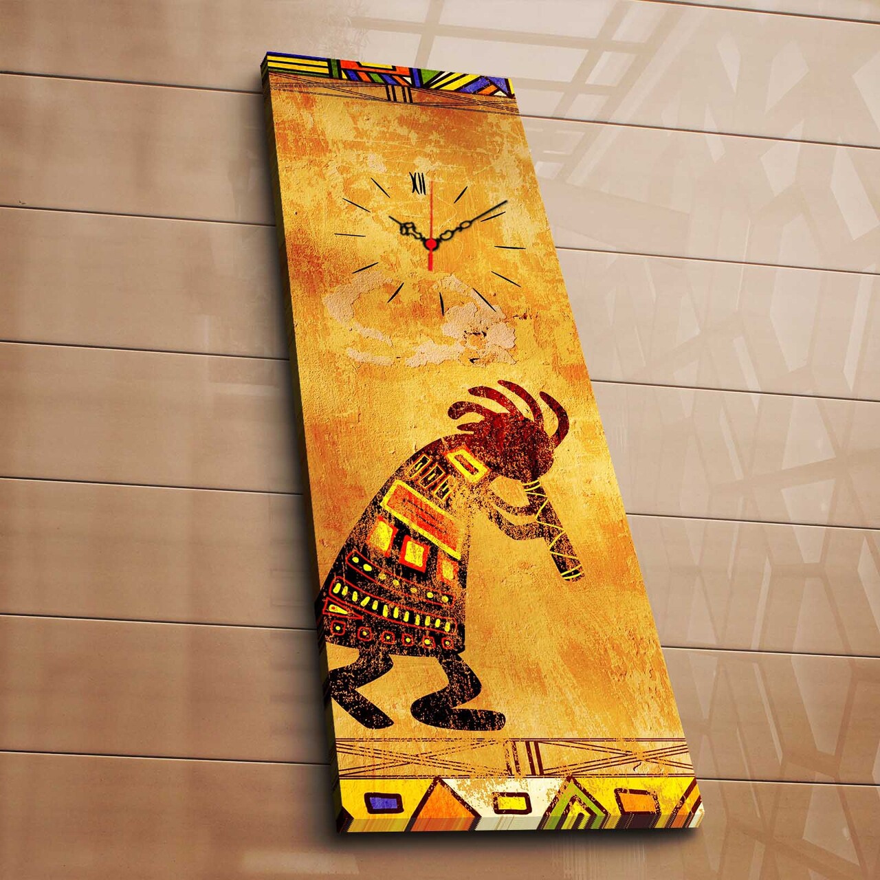 Ceas de perete, 3090CS-35, 30 x 90 cm, Multicolor - view 2