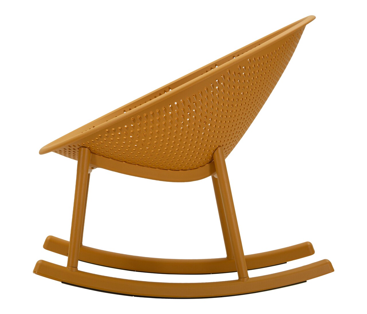 Set 2 scaune balansoar, Mauro Ferretti, Ibiza, 66x88x80 cm, utilizare interior / exterior,  plastic, mustar - view 9