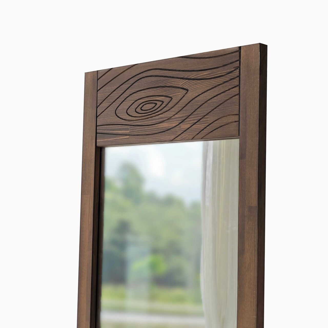 Oglinda Cheval, Neostill, Forest, 55x155x2 cm, Lemn masiv, Maro - 1 | YEO