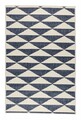 Covor cu doua fete Margaret, Decorino, 160x235 cm, polipropilena, albastru