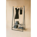 Set 4 umerase, Brabantia, Linn, 42.2x20.6 cm, aluminiu, negru