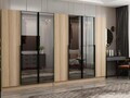 Dulap pentru haine, Hanah Home, Nisa, 315x210x52 cm, Dore