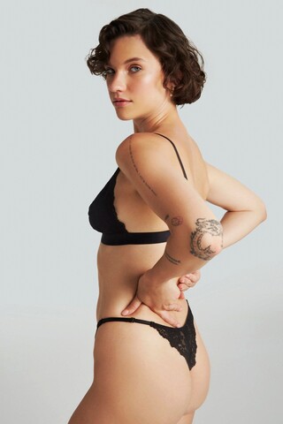 Chiloti, 556brl1732 - m, bralet, 88% poliamida/12% elastan, negru