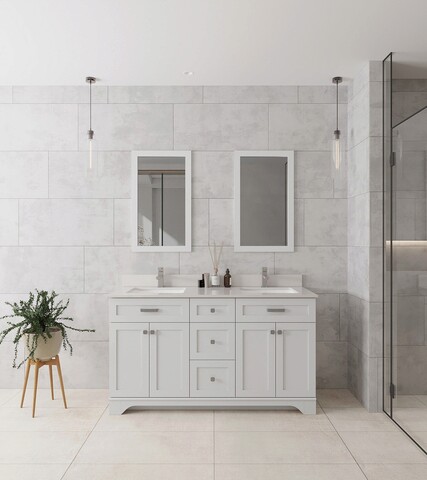 Set mobilier de baie (3 piese), jussara, yellowstone 60, alb