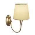 Aplica de perete, Pardo - 3031, Opviq, 16 x 28 x 31 cm, 1 x E27, 40W, aramiu antic