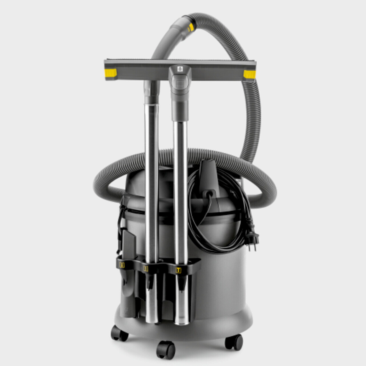 Aspirator umed-uscat profesional NT 27/1 Advanced, Karcher, gri — imaginea 5