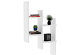 Raft de perete, Puqa Design, Damla, 49.4x85x14.5 cm, PAL, Alb