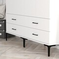 Dulap pentru haine, Hommy Craft, Kumsal TT, 160x47.5x201.4 cm, PAL, Alb