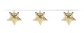 Instalatie Star, 10 LED-uri, 120 + 30 cm, auriu