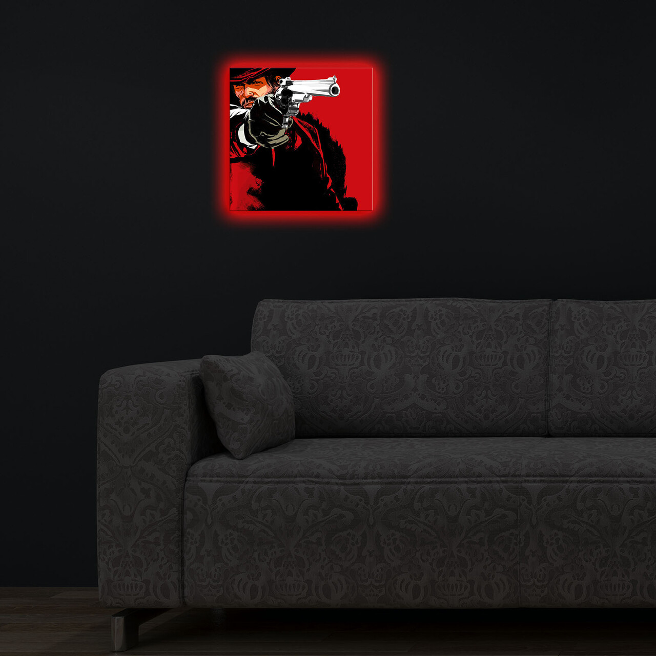 Tablou decorativ cu lumina LED, 2828DACT-48, Dimensiune: 28 x 28 cm, Multicolor - view 3