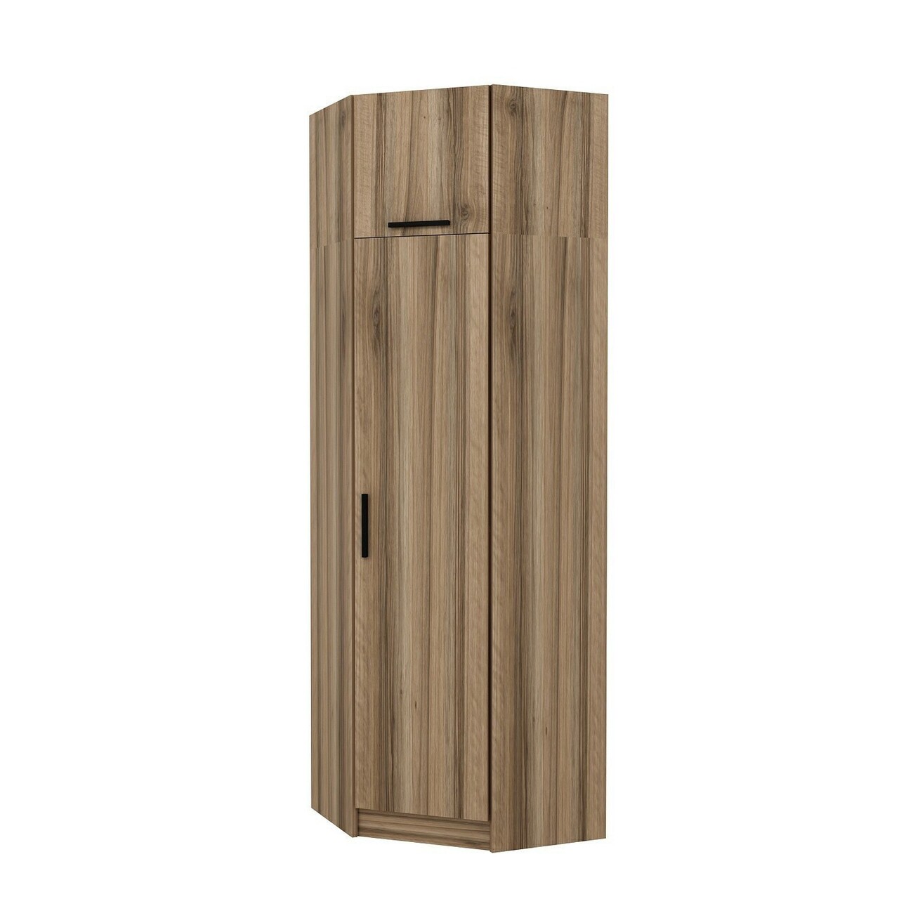 Dulap pentru haine, Minerva, Kale Oak, 74x235x52 cm, PAL, Stejar