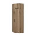 Dulap pentru haine, Minerva, Kale Oak, 74x235x52 cm, PAL, Stejar
