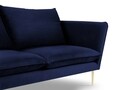 Canapea, Verveine, Mazzini Sofas, 3 locuri, 212x95x96 cm, catifea, albastru regal