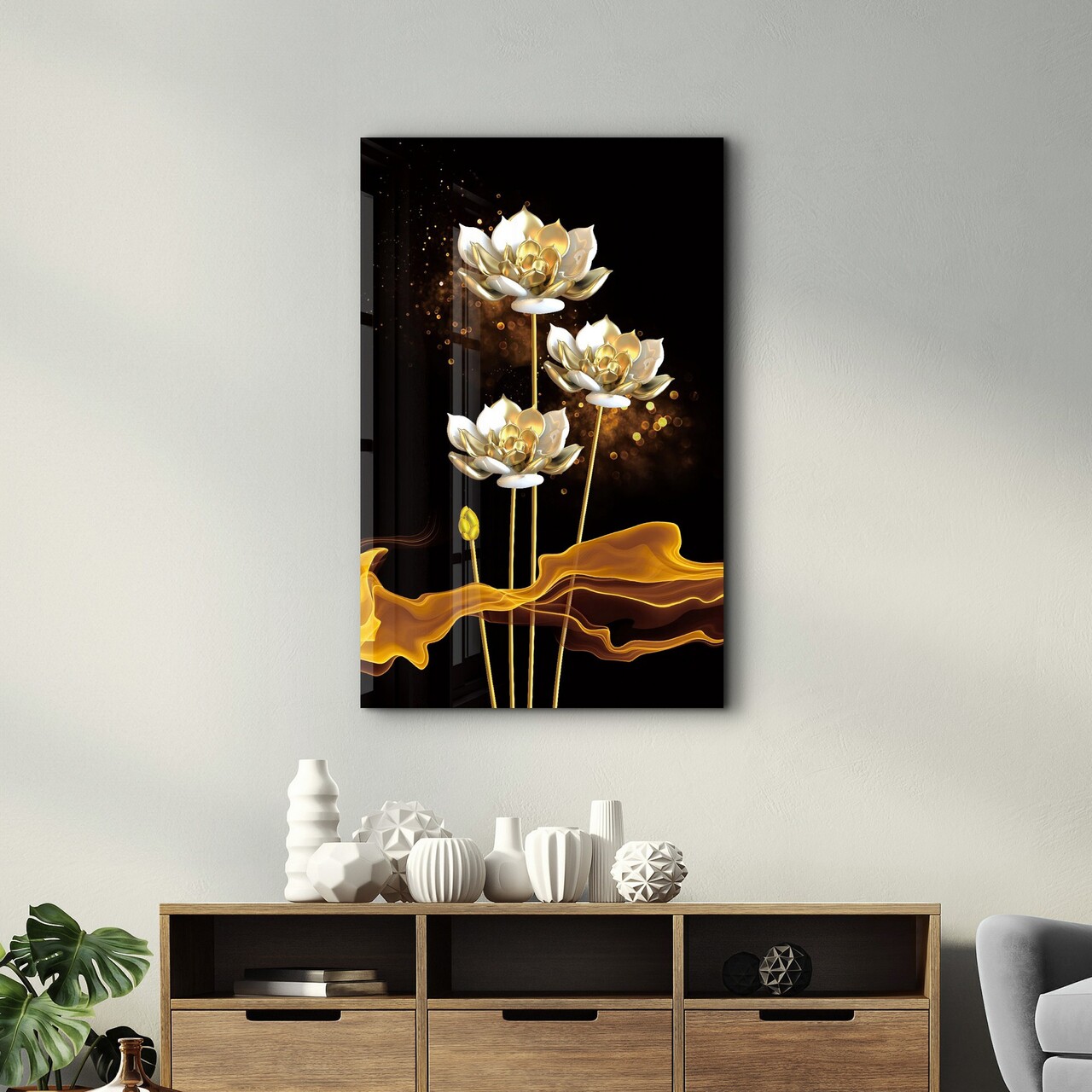 Tablou decorativ, CAM-5077, Dimensiuni: 46 x 72 cm, Multicolor - view 3