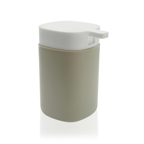 Dozator sapun lichid Eliz, Versa, 10x7.8x13 cm, polipropilena, bej/alb