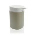 Dozator sapun lichid Eliz, Versa, 10x7.8x13 cm, polipropilena, bej/alb