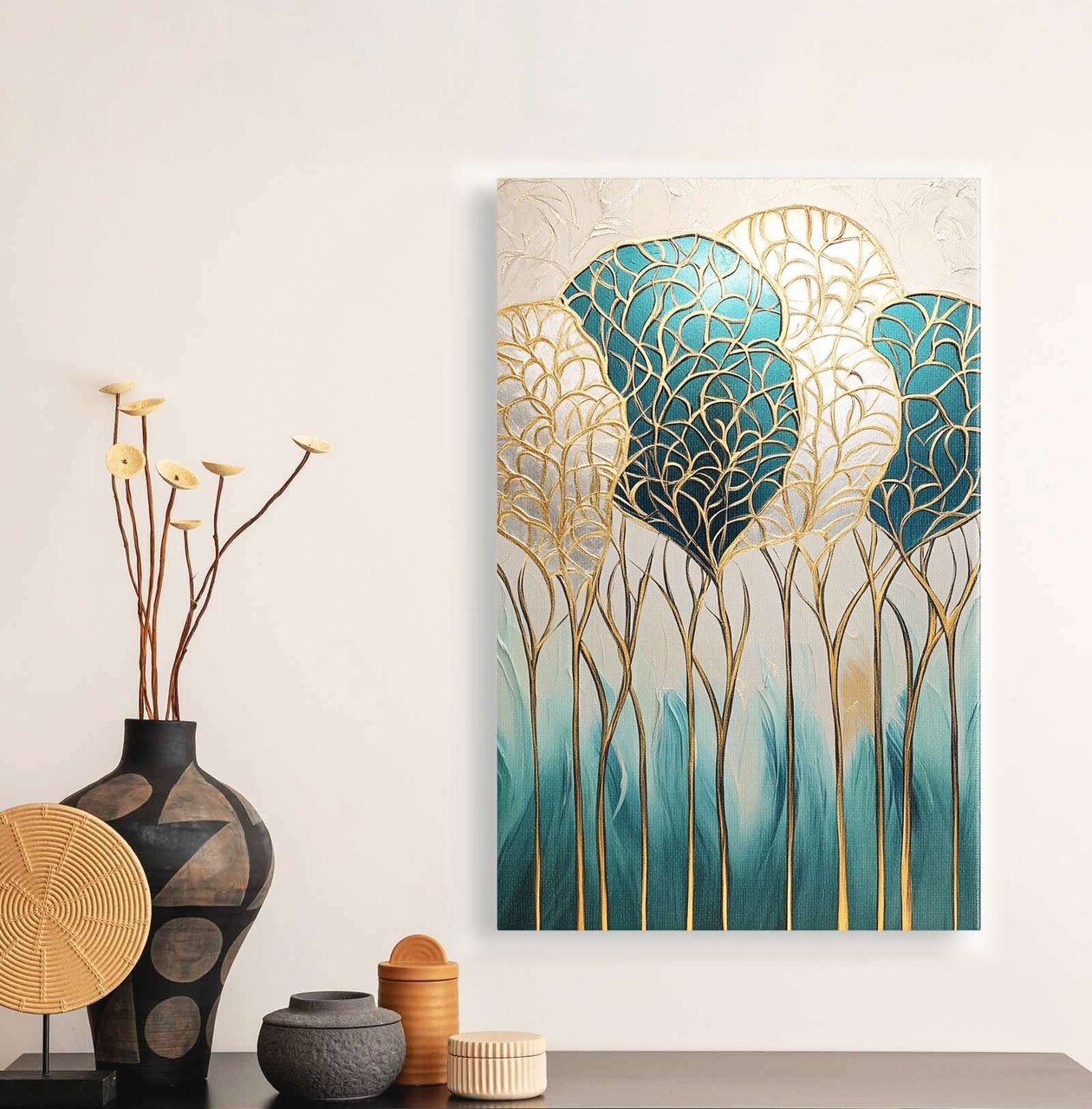 Tablou decorativ YNS-1041-70 x 100 Lemn Multicolor