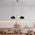 Lustra, Fulgor, 942FLG1442, Metal, Negru