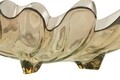 Platou decorativ Leaf, Mauro Ferretti, 33x20x11 cm, sticla reciclata