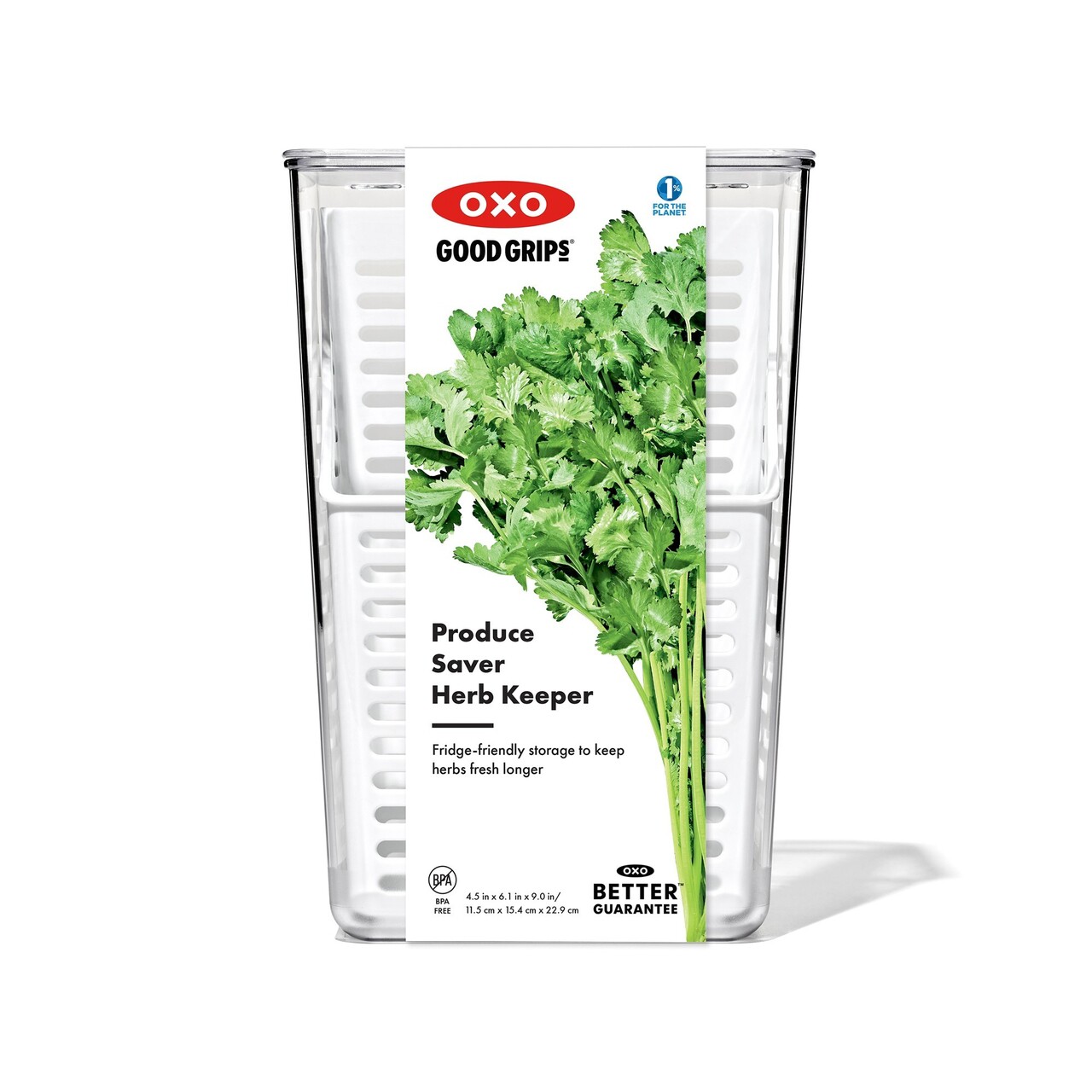 Recipient pentru pastrare verdeturi, plastic, 11,5 x 15,4 x 22,9 cm, "Produce Saver" - OXO - imagine 13