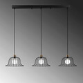 Lustra, Fulgor, 942FLG1182, Metal, Negru/Maro antic