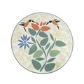 Scaun pentru gradina Panama Mosaic, Decoris, 47x39x94 cm, verde