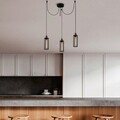 Lustra, Alby, 525NOR1465, Metal, Negru/Bronz