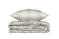 Lenjerie de pat dubla, 6 piese, 200x220 cm, 100% bumbac satinat, Cotton Box, Terry, bej