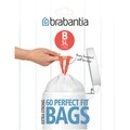 Set 60 saci de gunoi, Brabantia, PerfectFit, 5 L, plastic HDPE