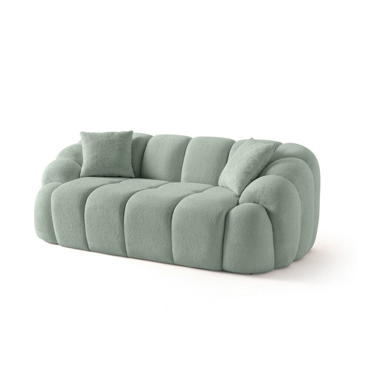 Canapea 2 locuri, Atelier del Sofa, 752EST2504, Lemn de carpen/PAL melaminat, Turcoaz - view 3