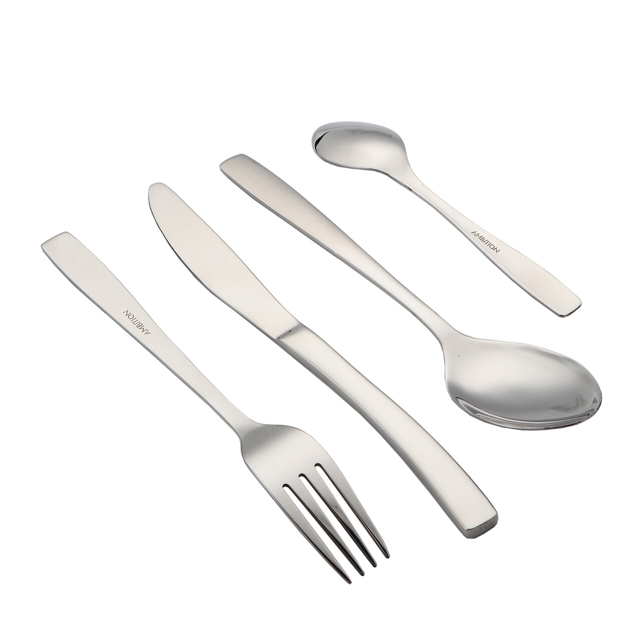 Set tacamuri 24 piese Sarte, Ambition, inox, argintiu - imagine 4