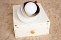 Pendul Afternoon tea, Deco Republic, E27, 1x60W, ceramica, crem/maro