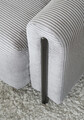 Canapea extensibila 3 locuri, ELTAP, SO-ARC-BL-04JAR, Arcadova, 244x97x97 cm, lemn/poliester, gri/negru