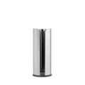 Suport role rezerva hartie igienica, Brabantia, Balance Brilliant, 13.2x13.2x32.1 cm, otel, argintiu