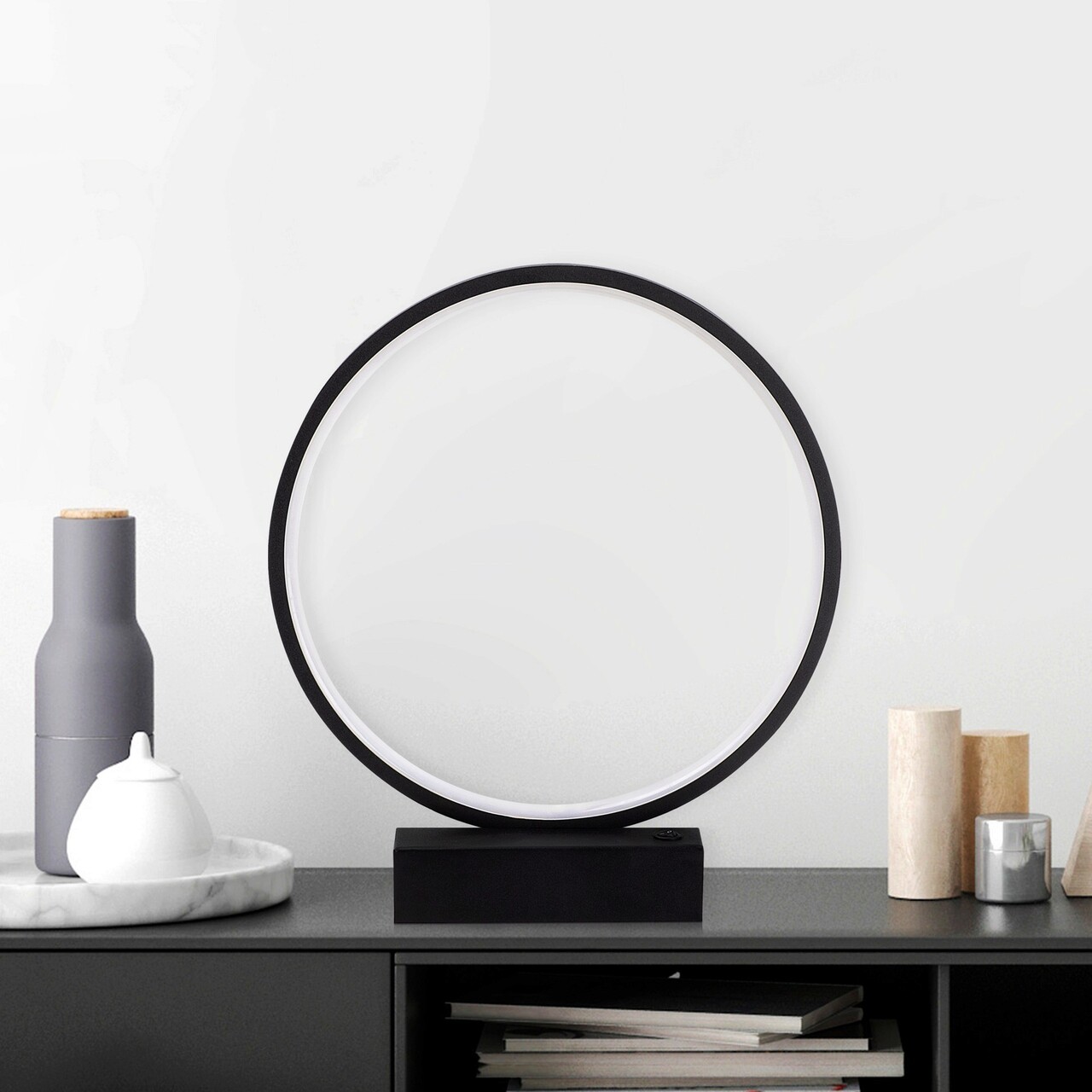 Lampa de masa, Fresno, 119FRS1405, Metal, Negru - 3 | YEO