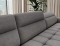 Coltar extensibil dreapta 4 locuri ELTAP, RT-03TOS, Berrto, 306x165x100 cm, lemn/poliester, gri inchis