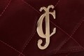 Geanta Juicy Couture 153, 23x5x12 cm, piele ecologica, rosu claret
