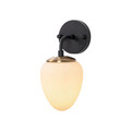 Aplica de perete, Fulgor, 942FLG2108, Metal, Negru / Antic / Crem