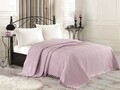 Cuvertura de pat dubla, Saheser, Leavander - Lilac, 220x240 cm, 100% bumbac, 340 gr/m², lavanda