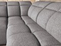 Coltar extensibil dreapta 4 locuri ELTAP, RT-04PAO, Falconn, 258x208x107 cm, lemn/poliester, gri inchis