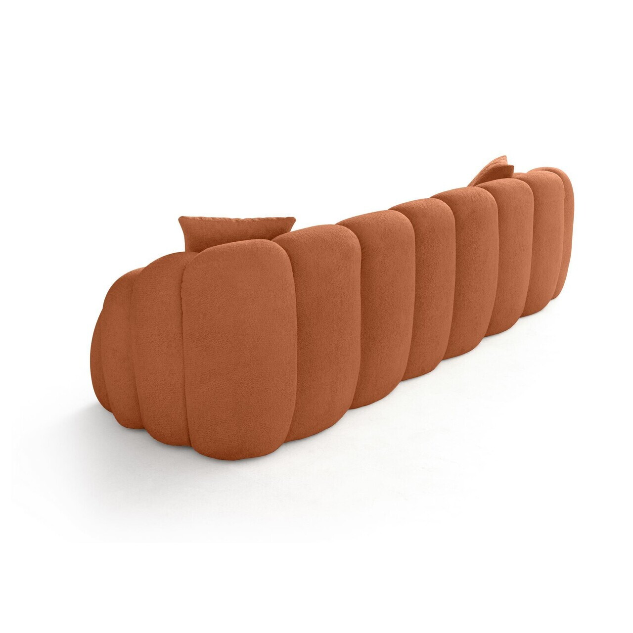Canapea cu 4 locuri, Atelier del Sofa, 752EST2303, Lemn de carpen/PAL melaminat, Caramiziu - view 6