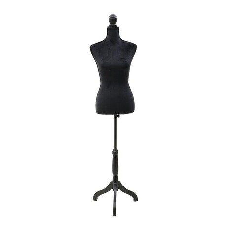 Manechin fix pentru prezentare design, 37,5Χ24Χ168 cm, InArt, Black