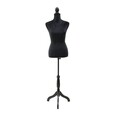 Manechin fix pentru prezentare design, 37,5Χ24Χ168 cm, InArt, Black