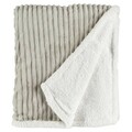 Patura Finley, Gift Decor, 150 x 200 cm, velur reiat/corduroy, gri deschis