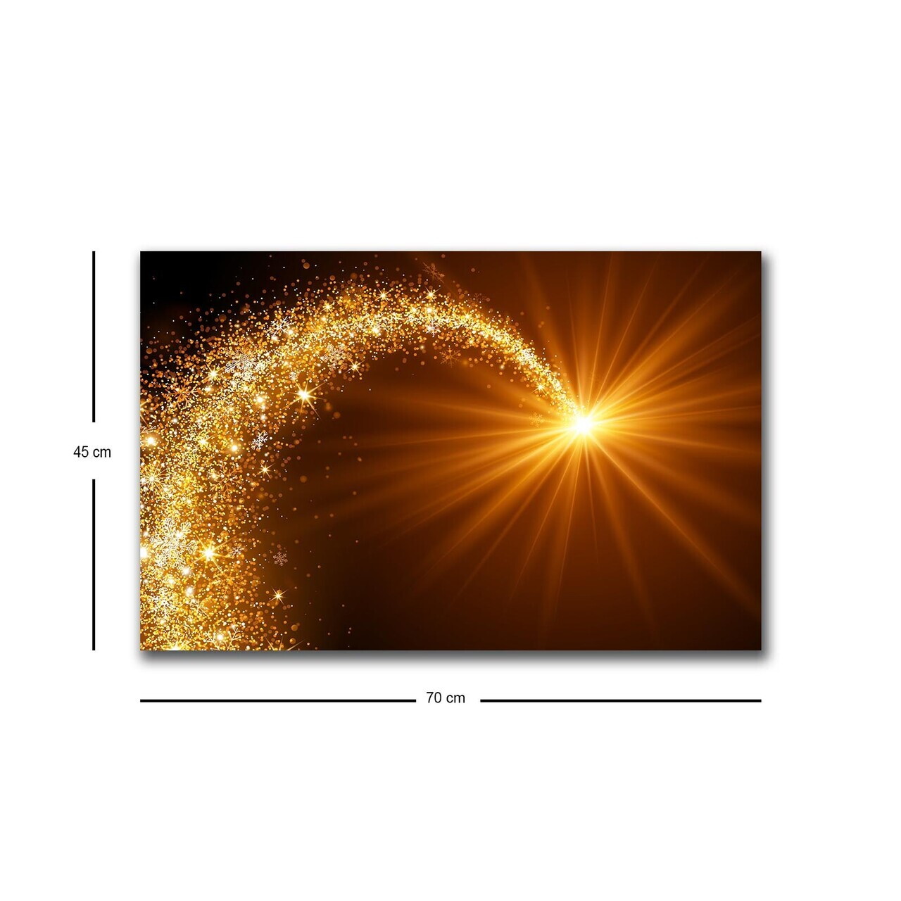 Tablou decorativ cu lumina LED, 4570HDACT-046, PÂNZĂ DIN PIELE ÎNTOARSĂ, Dimensiune: 45 x 70 cm, Multicolor — imaginea 4