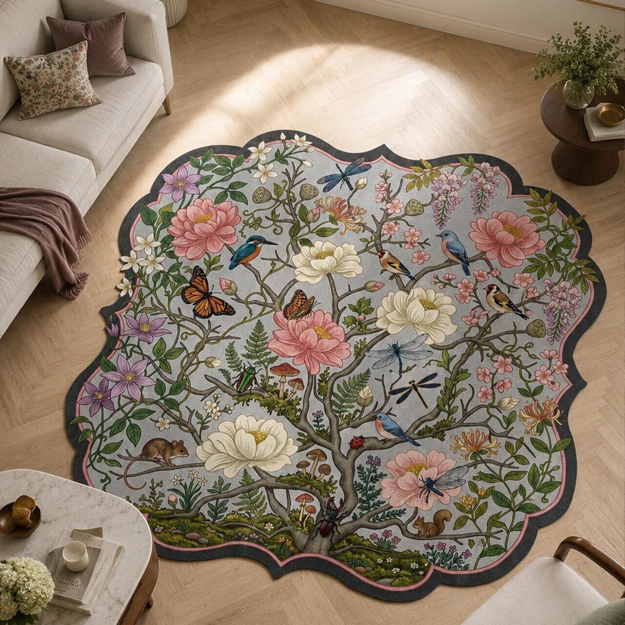 Covor, Fr397, 150x150 cm, Multicolor - Imagine 2
