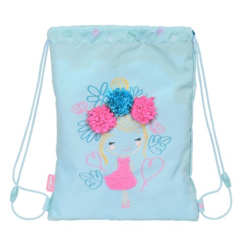 Rucsac pentru copii, Glow Lab, Cute doll, 26 x 34 x 1 cm, poliester, multicolor